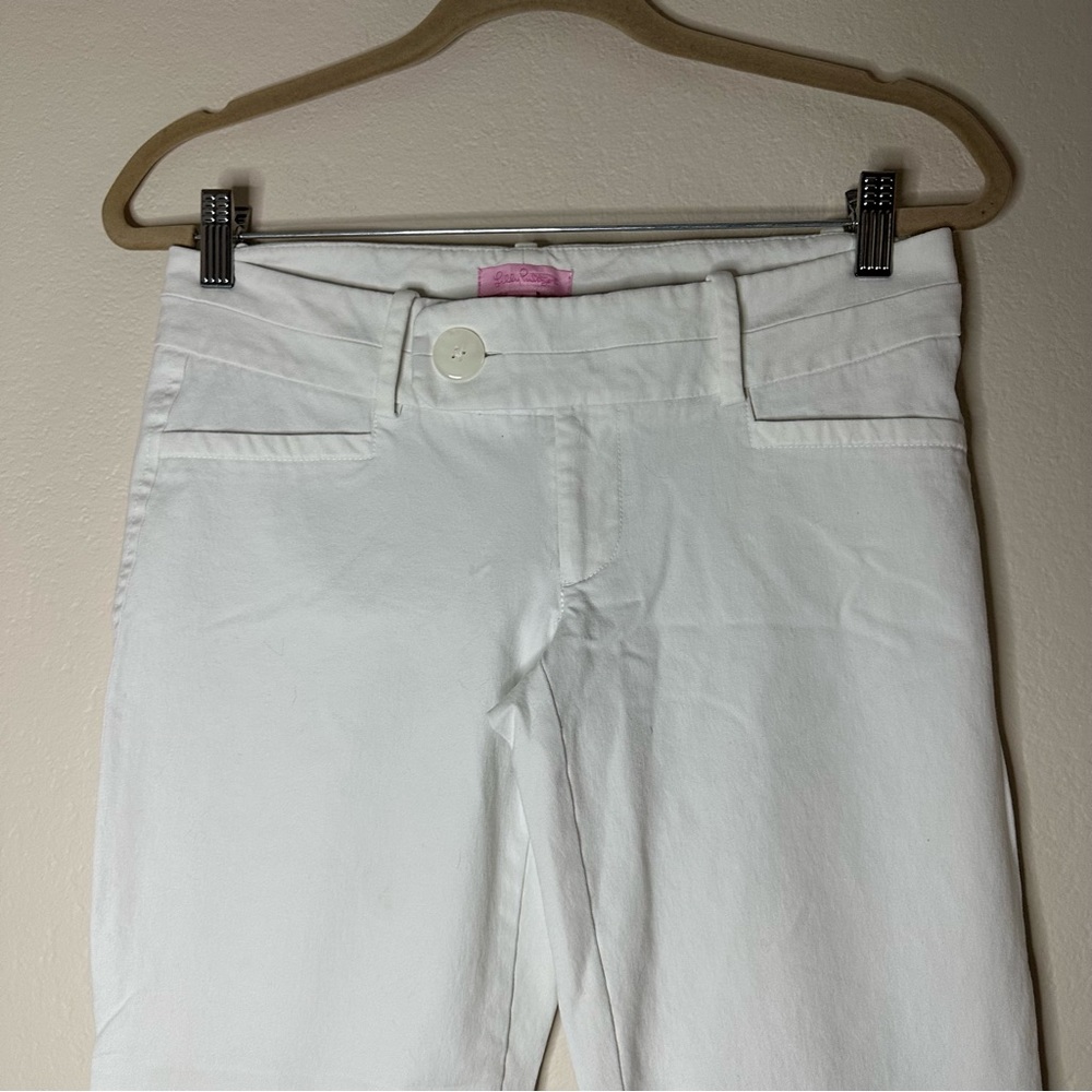 LILLY PULITZER resort white 2-Way Stretch Luxury Capri crop pants 4 - Picture 3 of 13